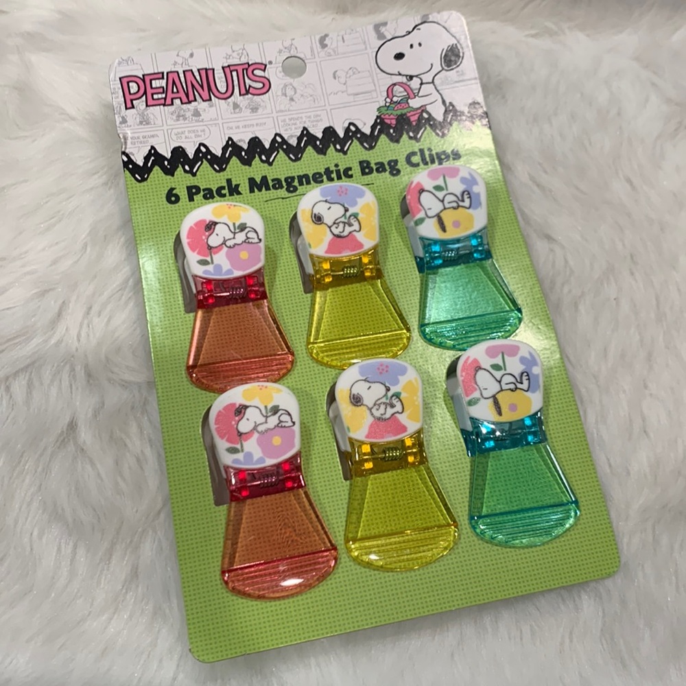 PEANUTS Snoopy Magnetic Chip Bag Clips